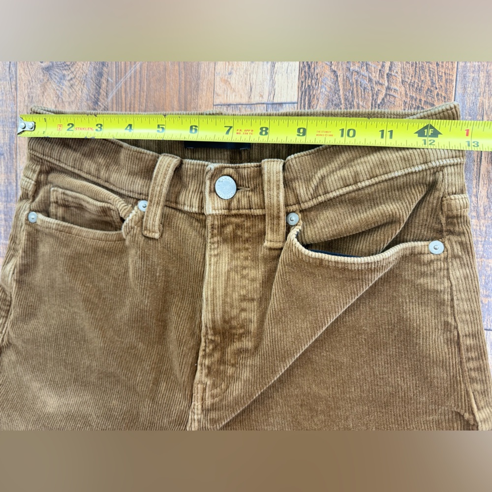 Banana Republic Women's High-Rise Straight Corduroy Jeans, Size 27L (Camel) - Picture 2 of 13